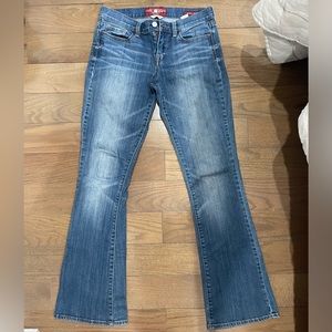 Lucky Brand Bootcut vintage jeans. I’m so sad to see these go!
